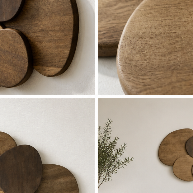 Zen Pebble Circles Wall Art