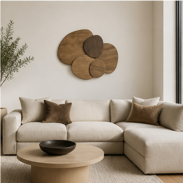 Zen Pebble Circles Wall Art