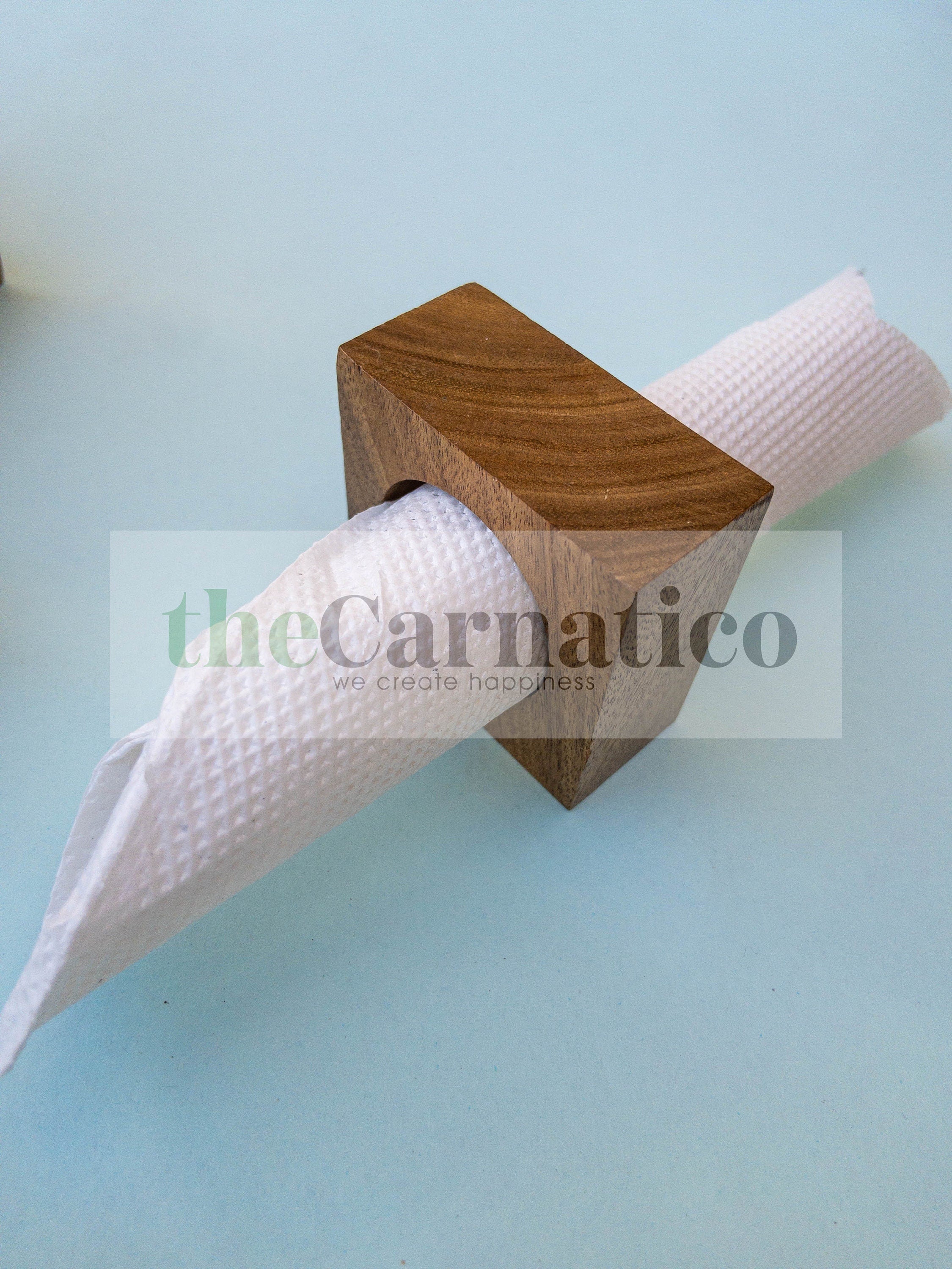 Elegant Wood Napkin Rings