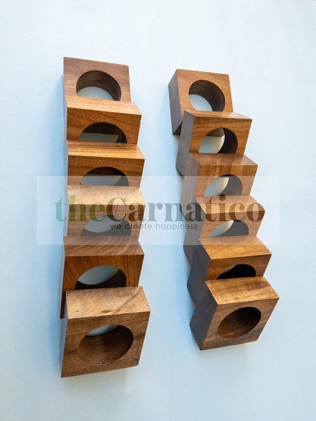 Modern Wood Napkin Rings