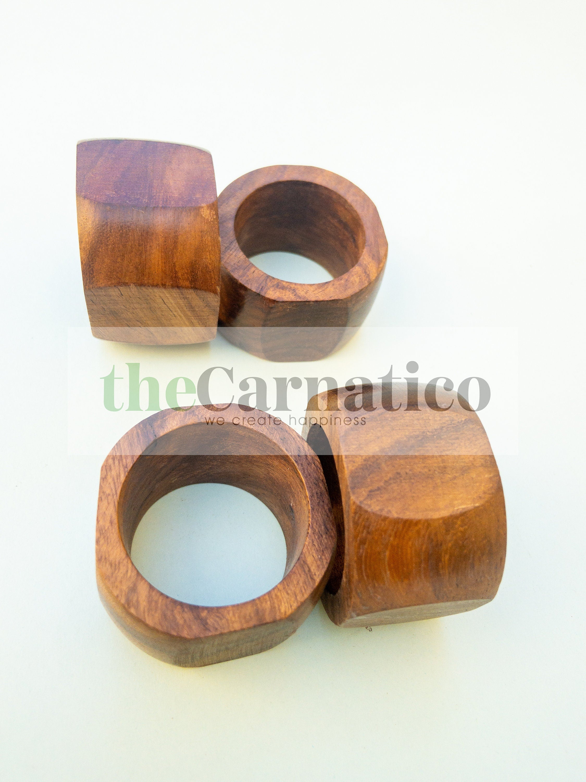 Rustic Wooden Napkin Rings