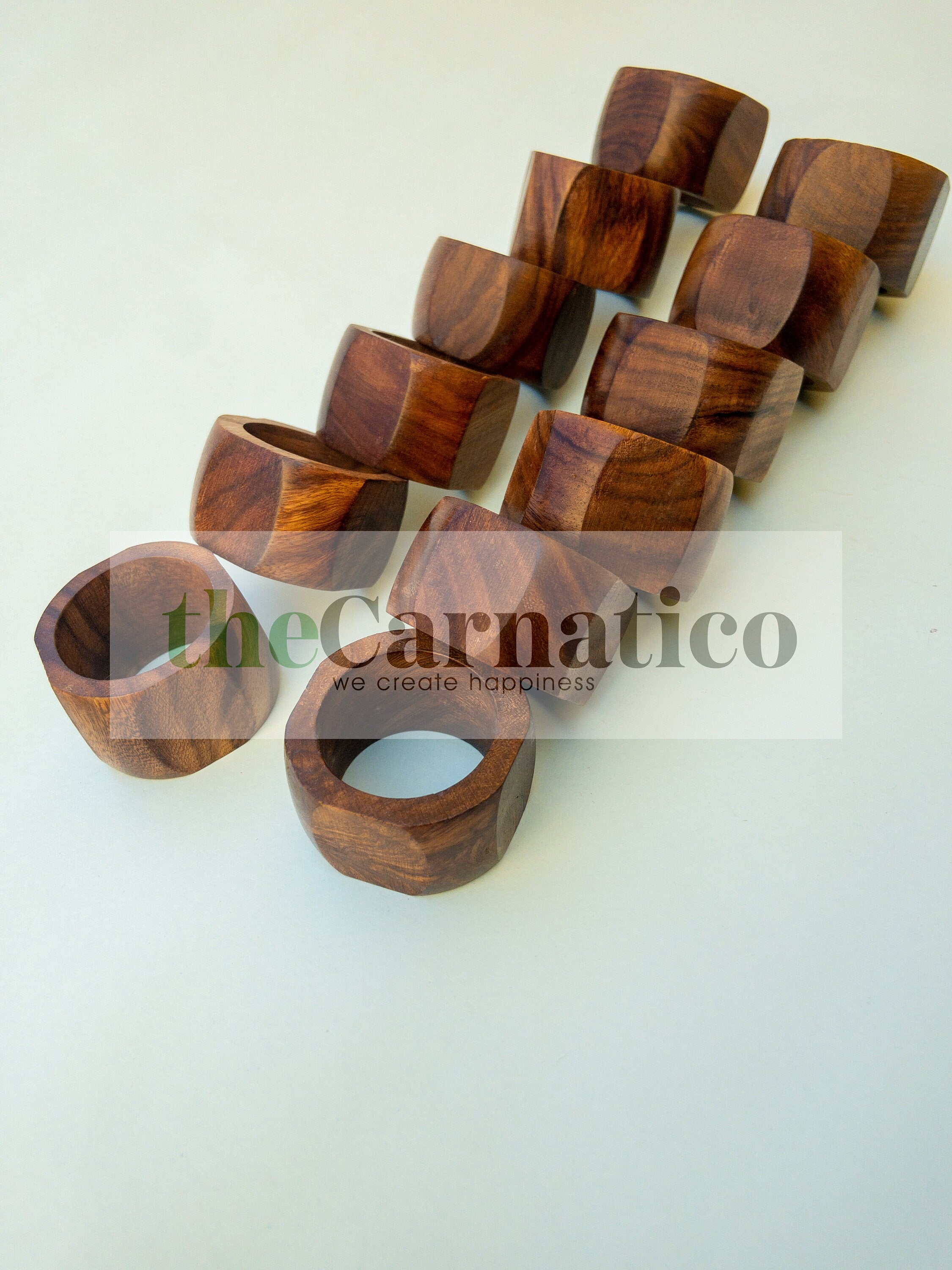 Rustic Wooden Napkin Rings