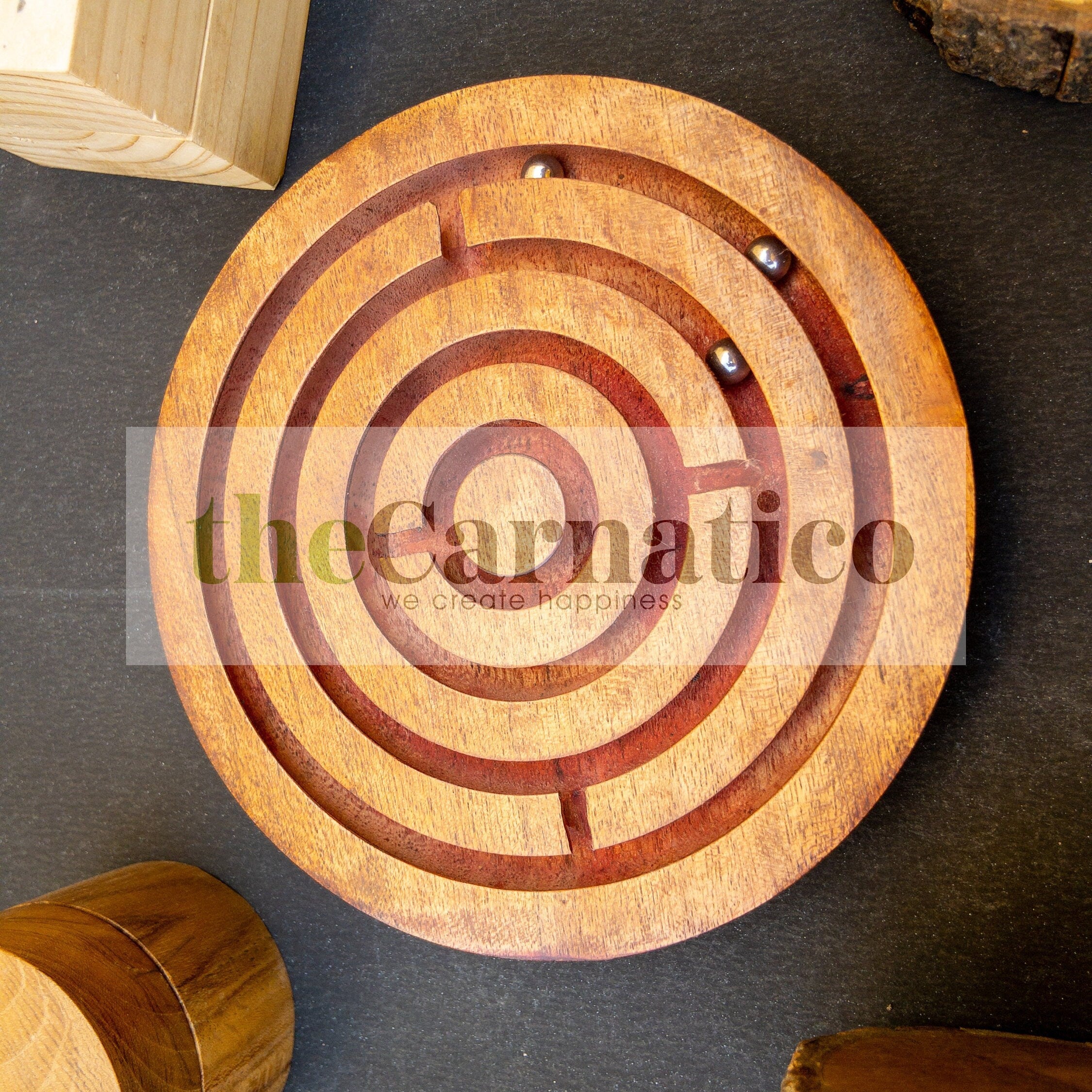 Handmade Wooden Maze Game