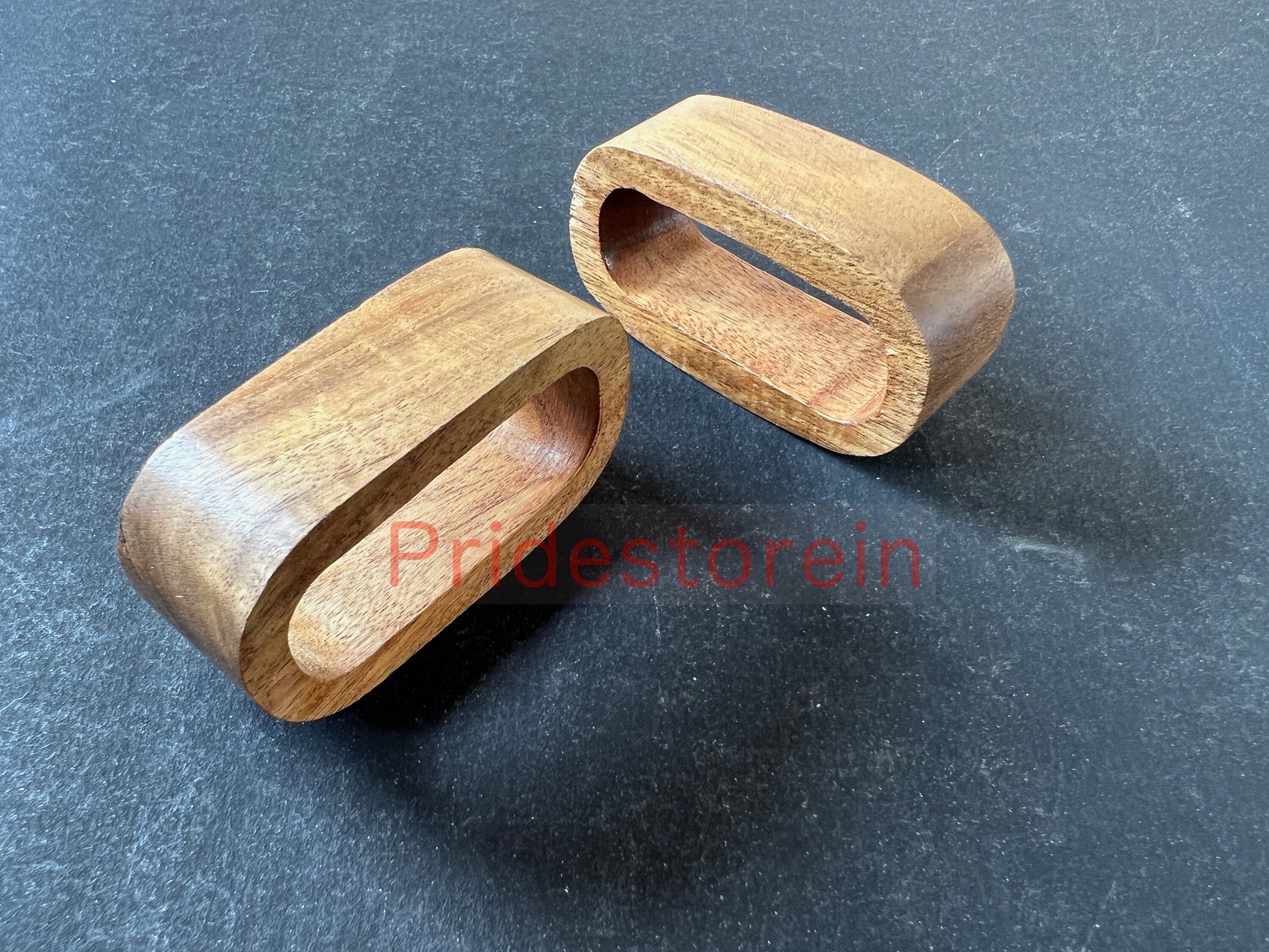 Handcrafted Wooden Napkin Rings