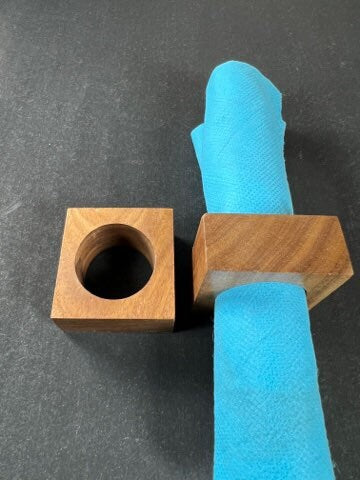 Modern Wood Napkin Rings