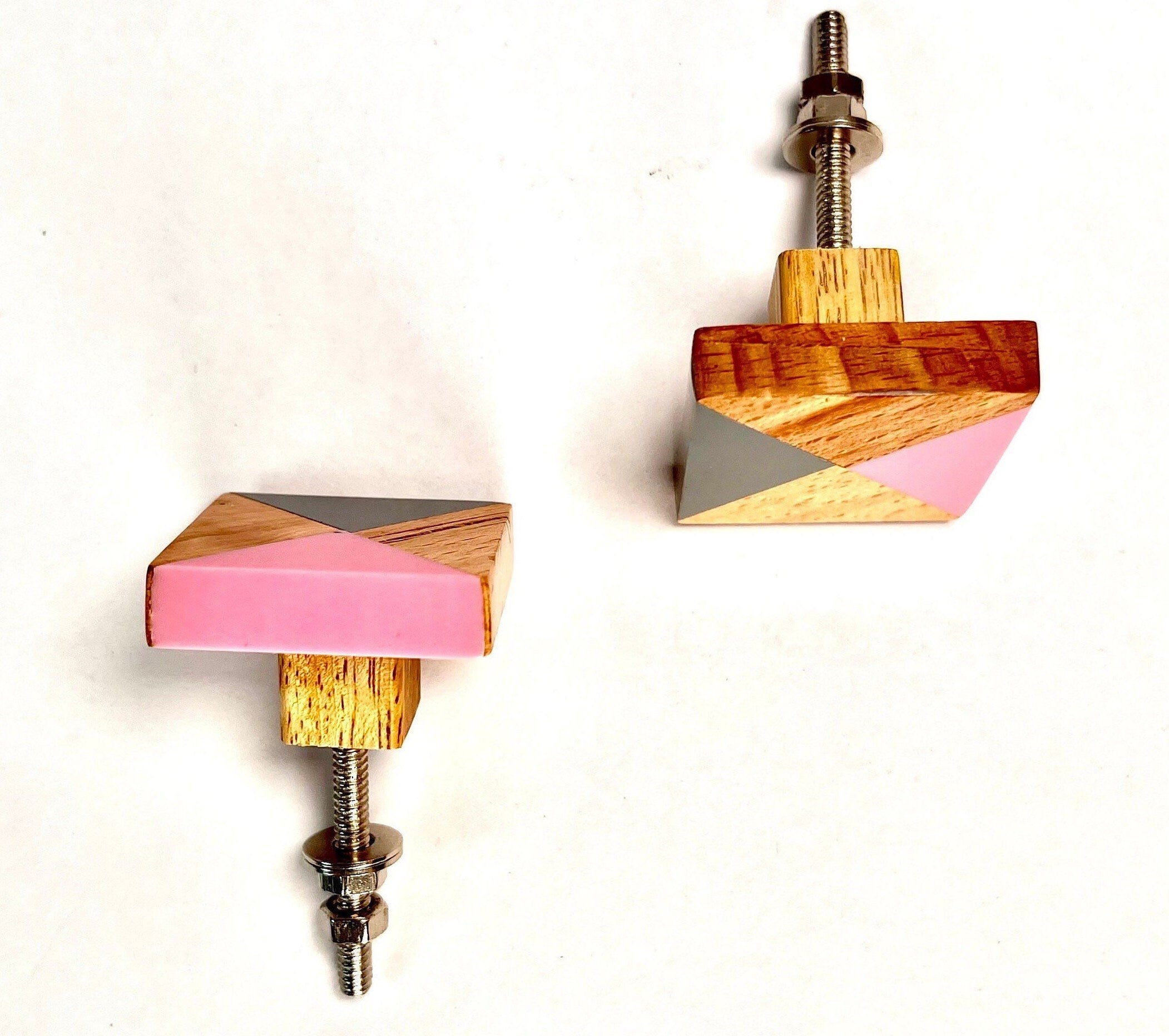 Elegant Resin & Wood Knobs