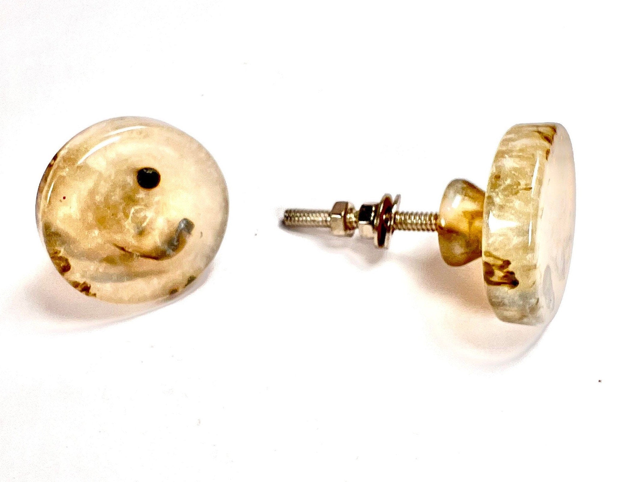 Stylish Resin Brass Knobs