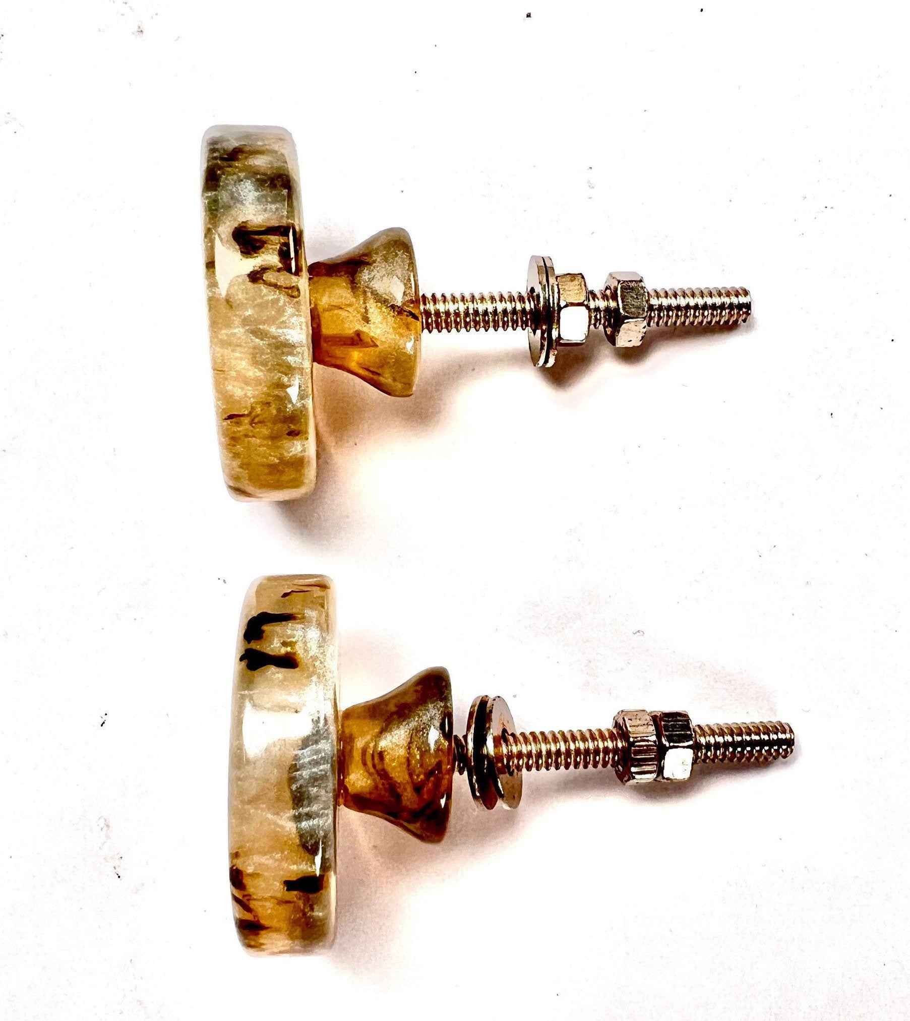 Stylish Resin Brass Knobs