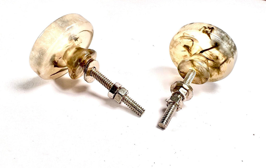 Stylish Resin Brass Knobs