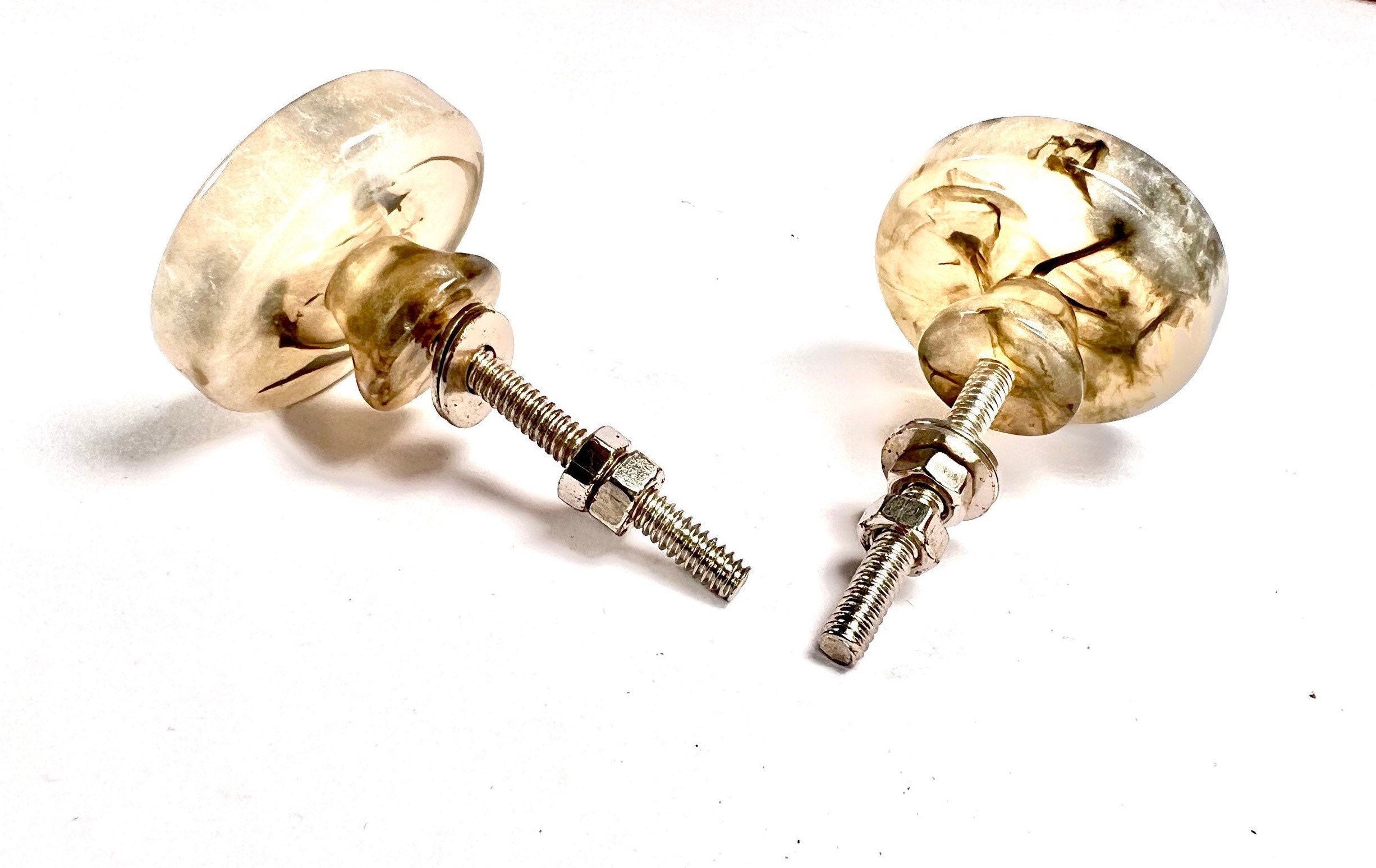 Stylish Resin Brass Knobs