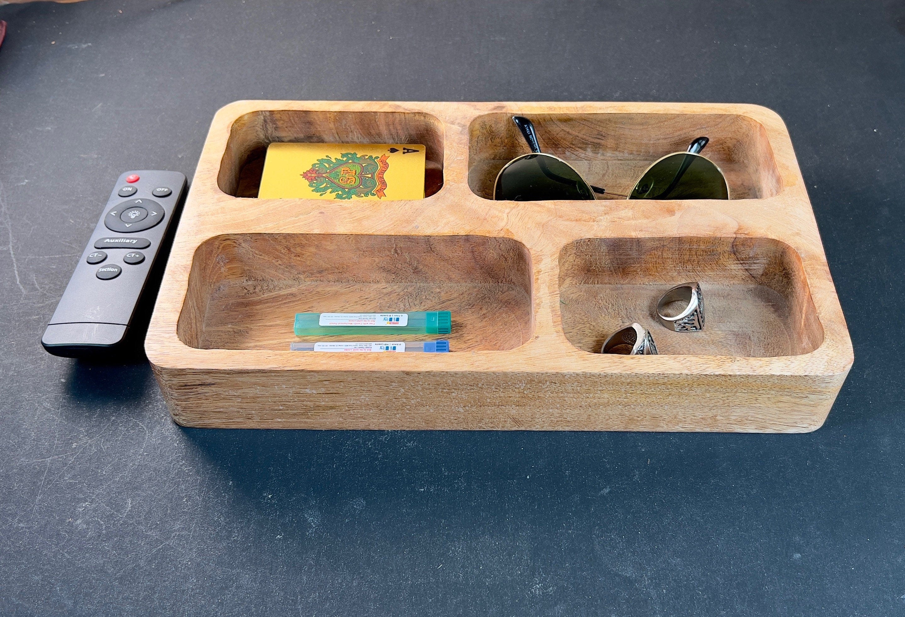 Rustic Desk Organizer Tray