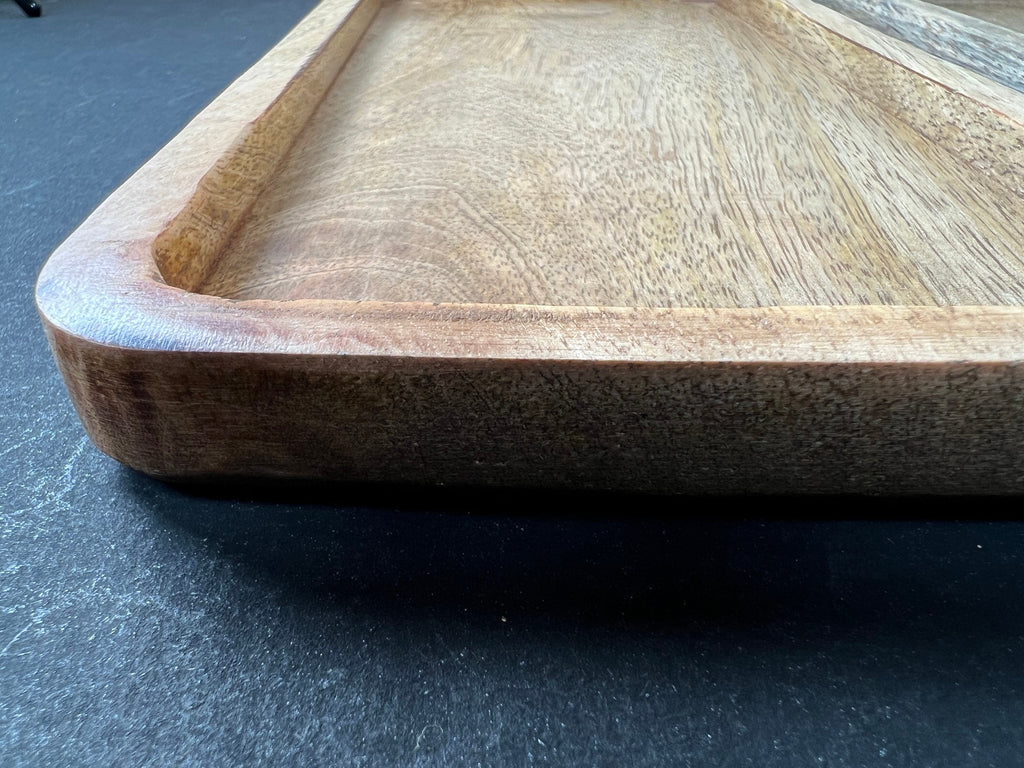 Chic Solid Wood Desk Tray