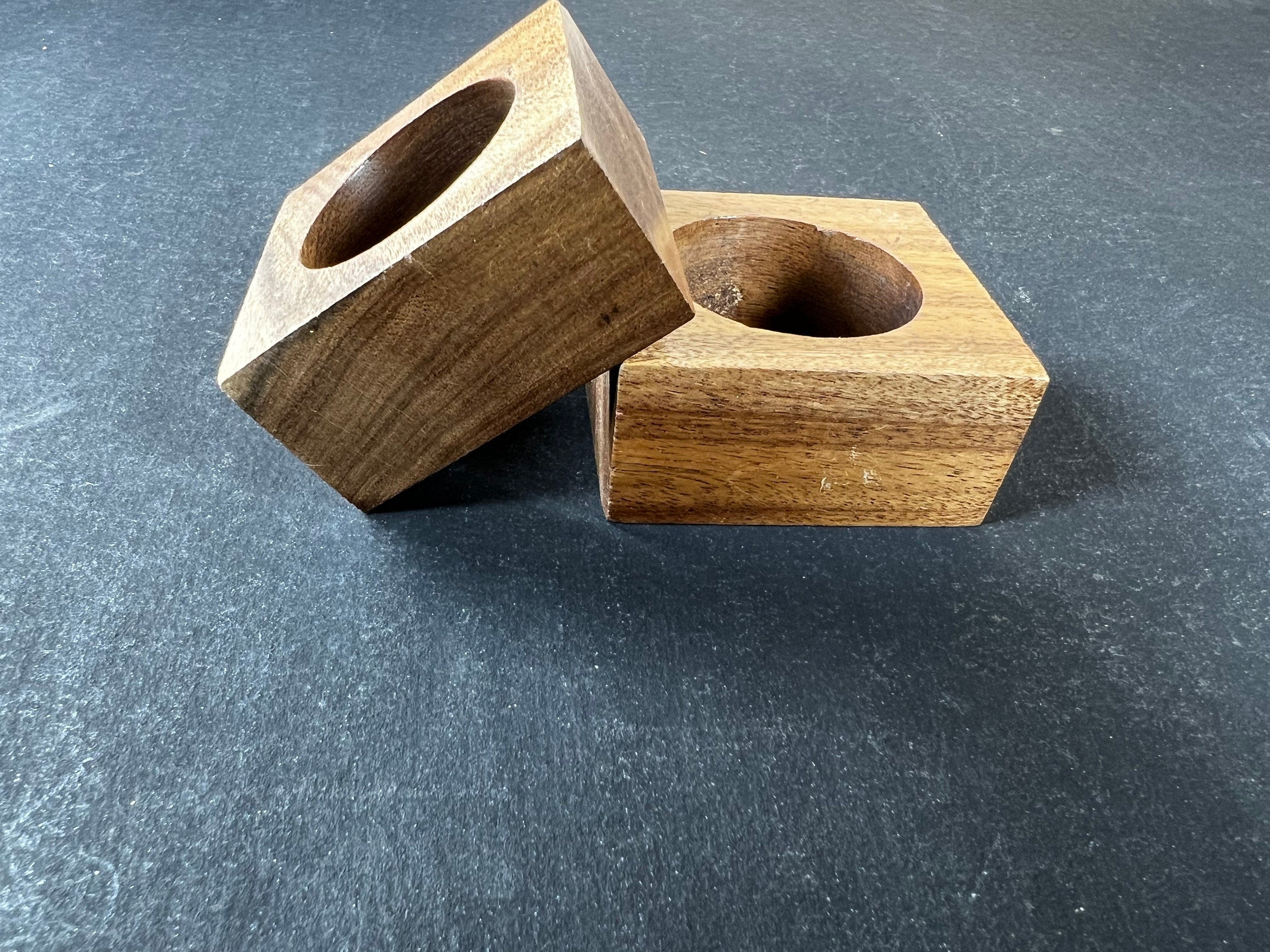 Modern Wood Napkin Rings