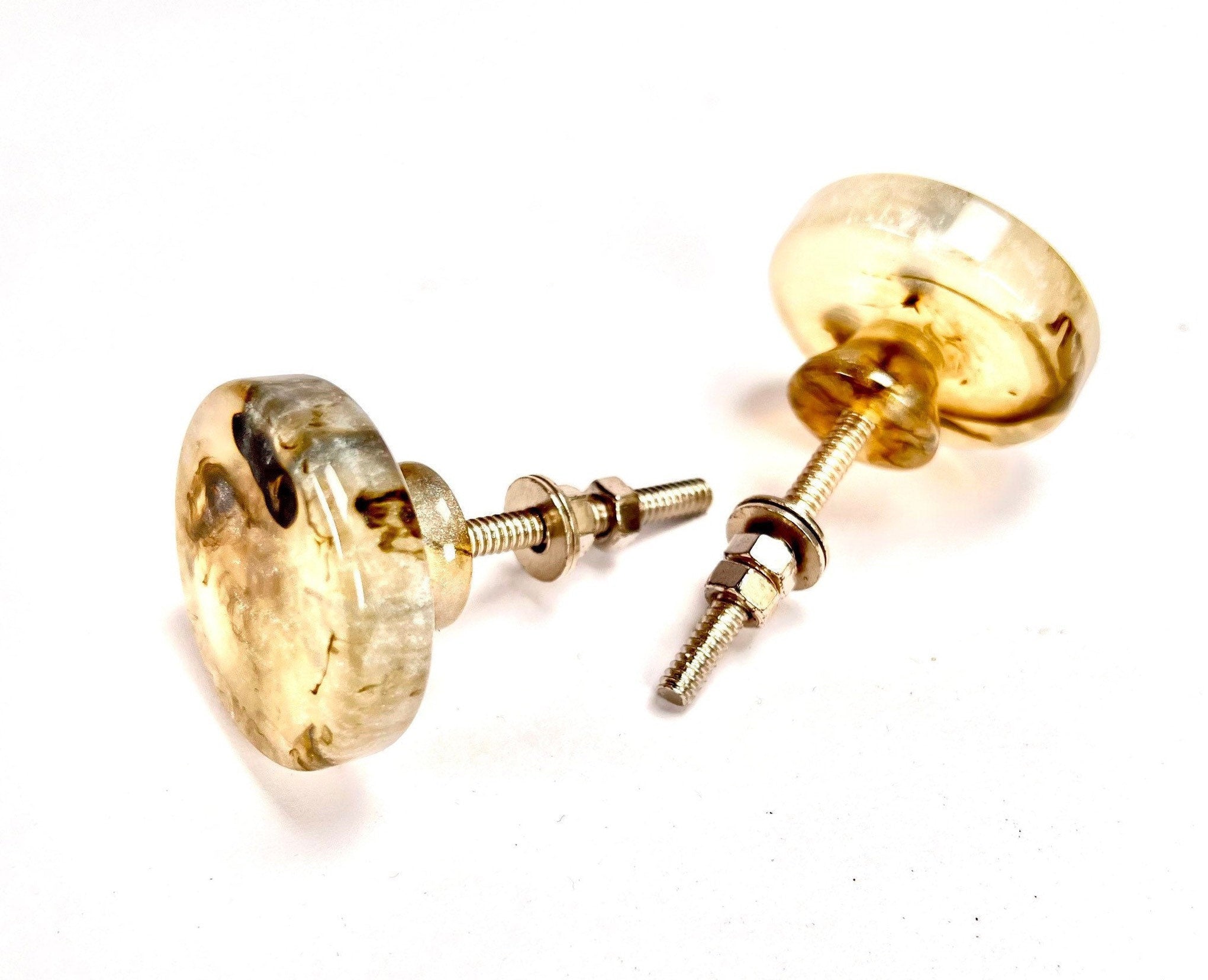 Stylish Resin Brass Knobs