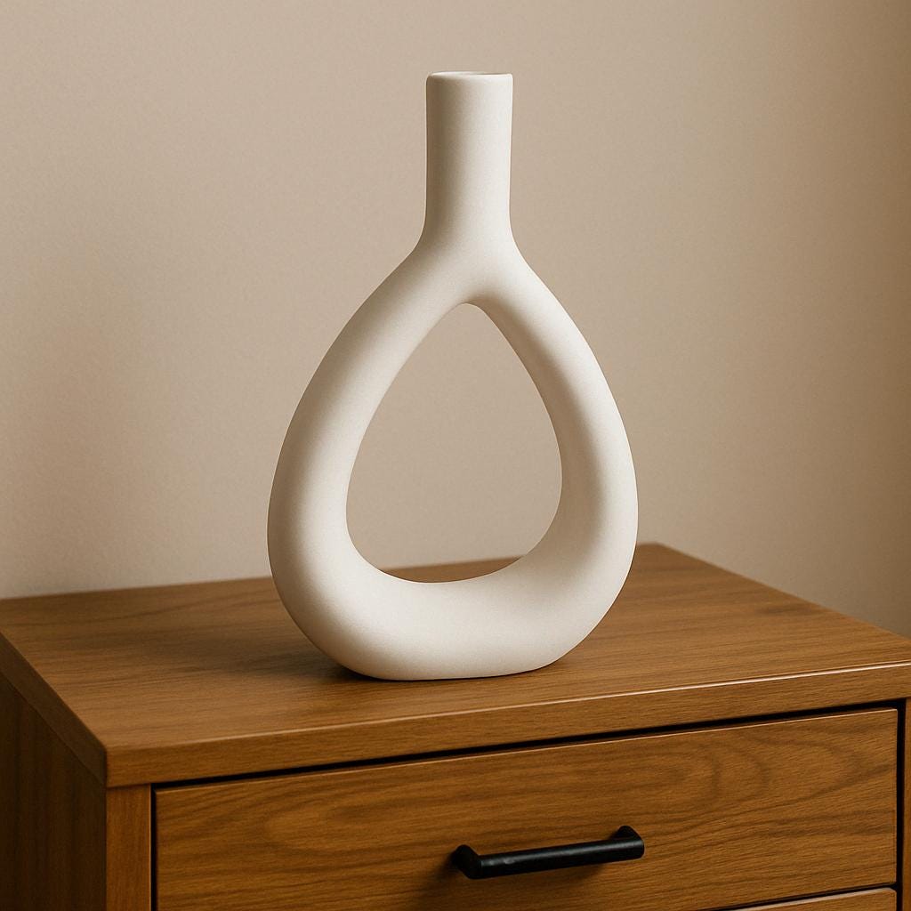 Handmade Boho Ceramic Vase