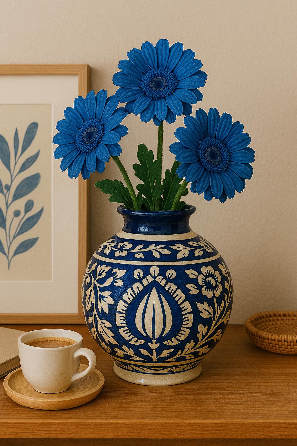 Handmade Boho Floral Vase