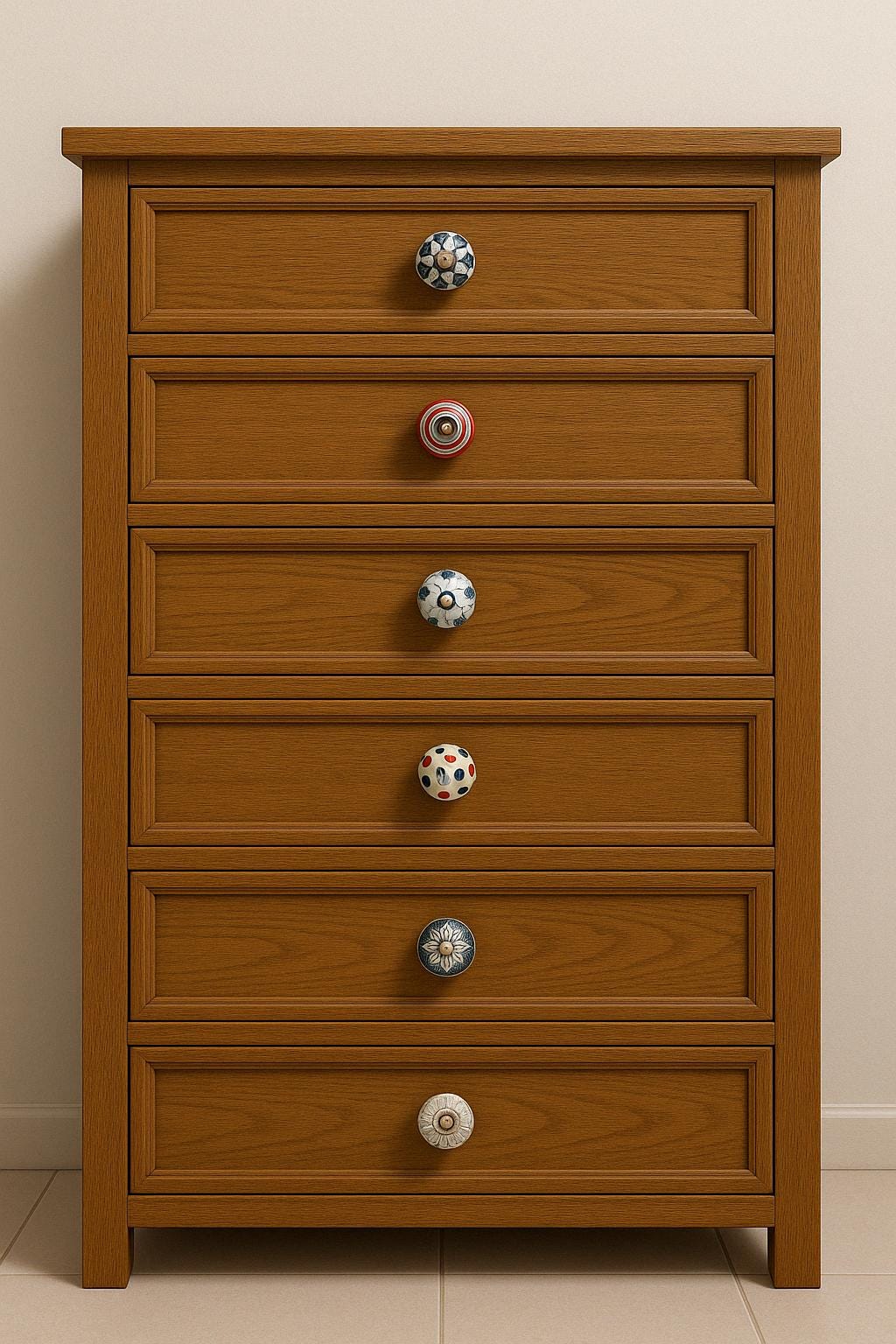 Artisan Ceramic Knobs Set