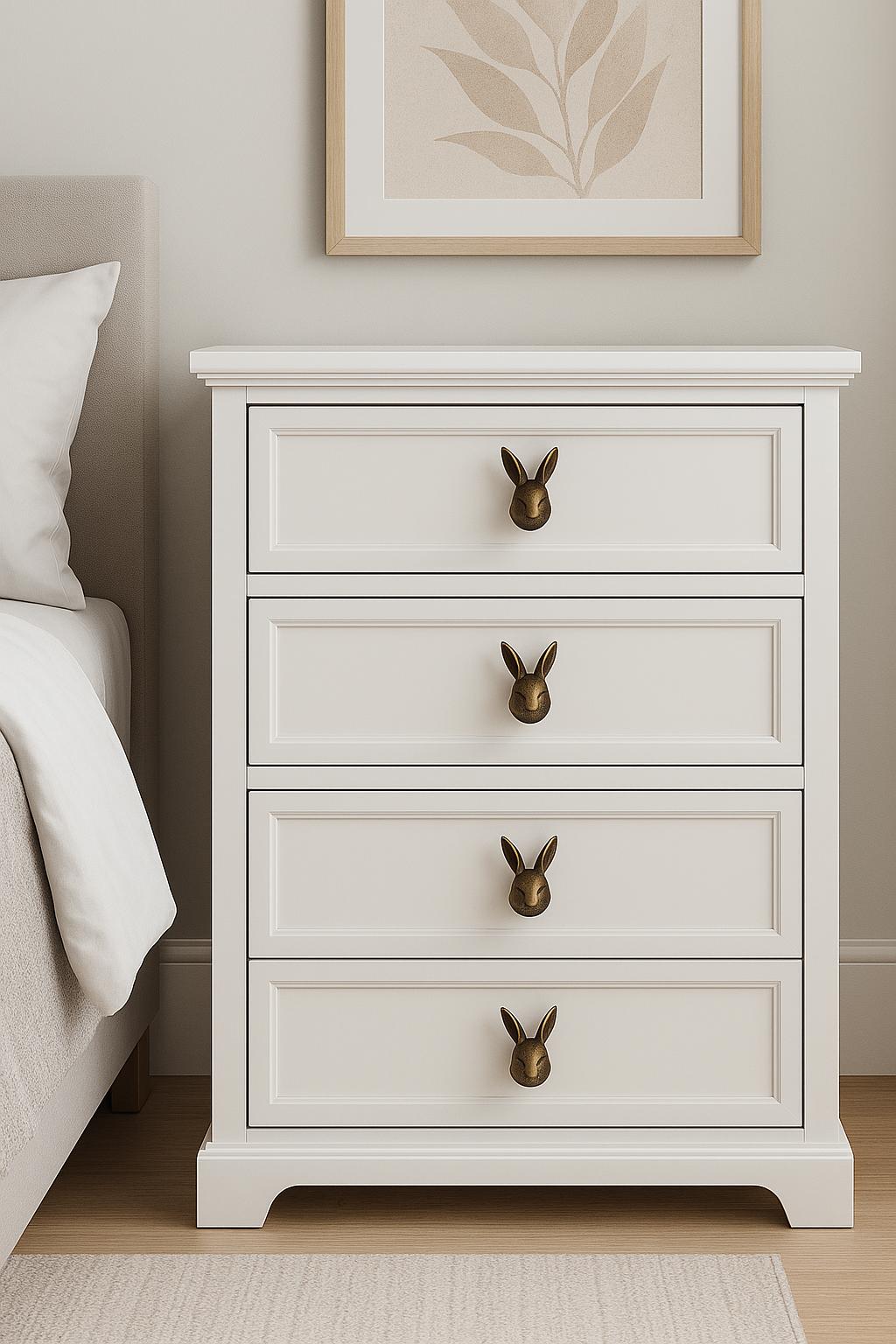 Charming Bunny Cabinet Knobs
