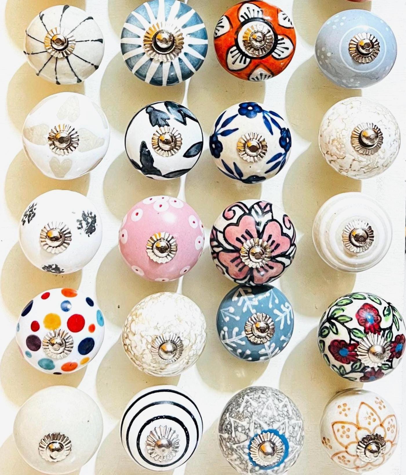 Colorful Ceramic Drawer Knobs