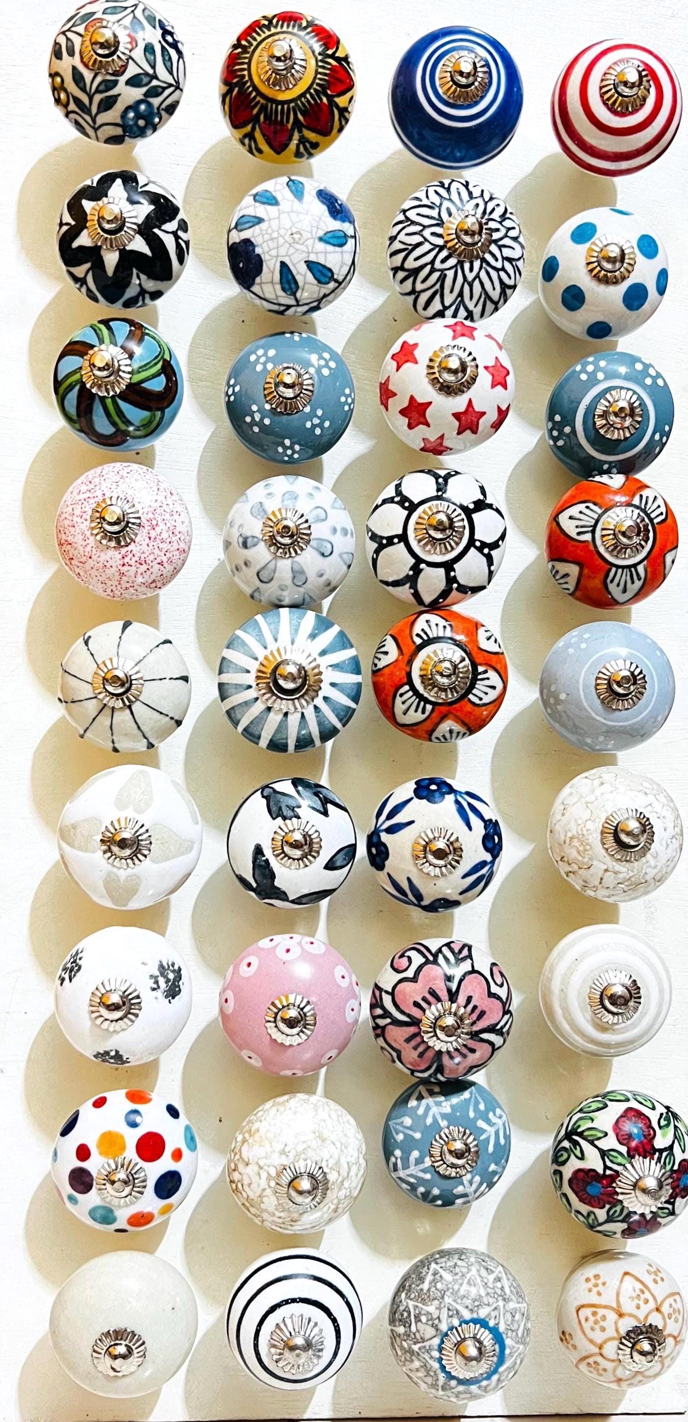 Colorful Ceramic Drawer Knobs