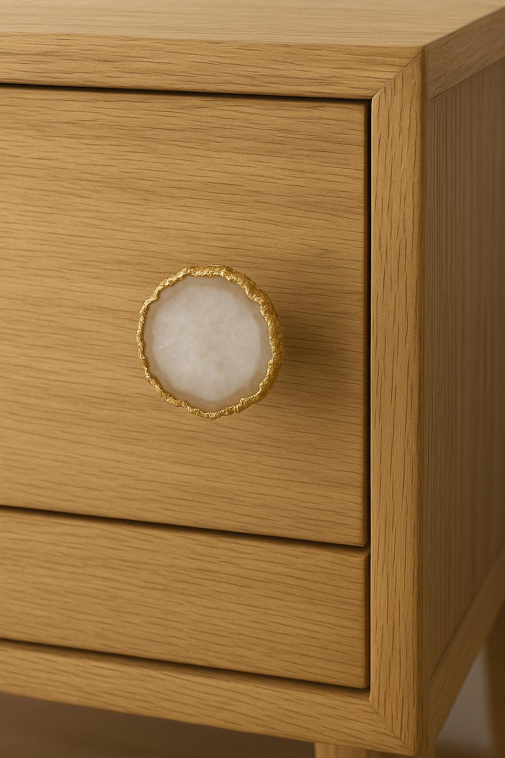 Boho Agate Knobs for Cabinets