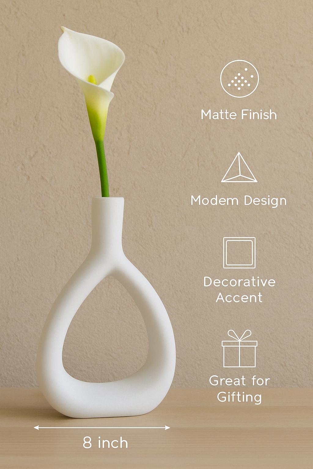 Handmade Boho Ceramic Vase