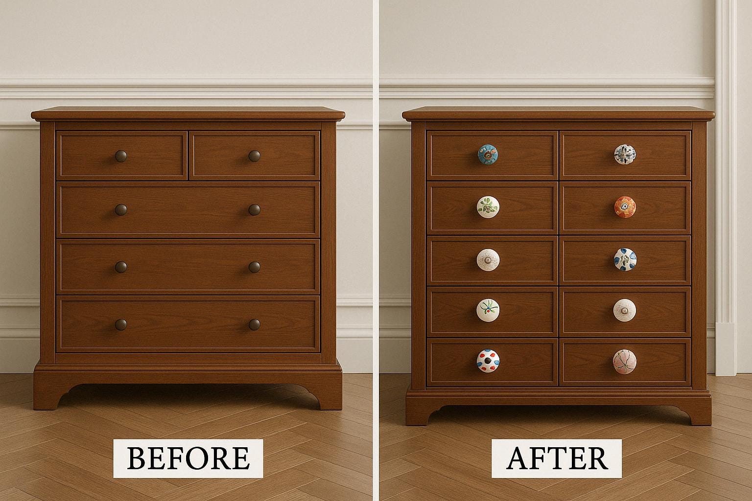 Colorful Ceramic Drawer Knobs