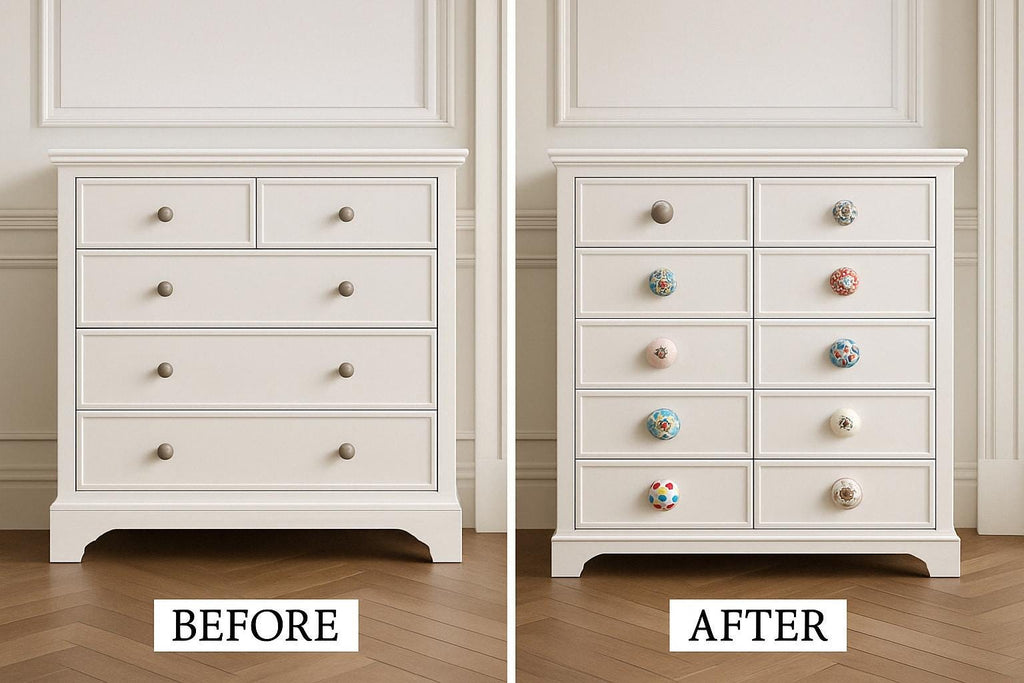 Colorful Ceramic Drawer Knobs