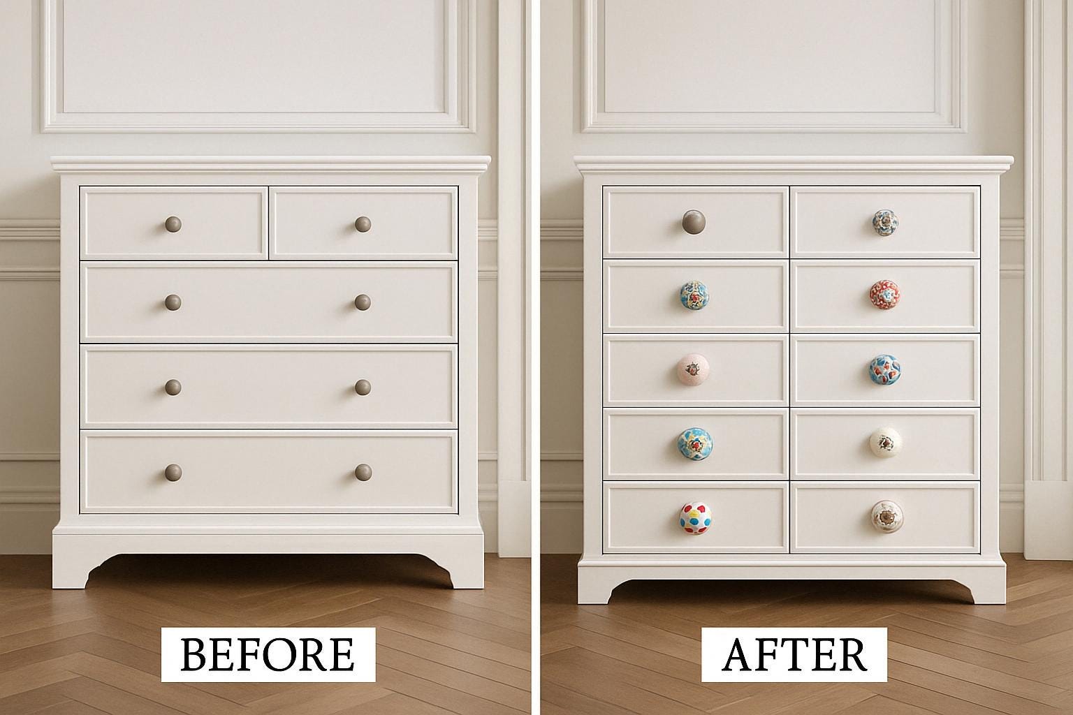 Colorful Ceramic Drawer Knobs