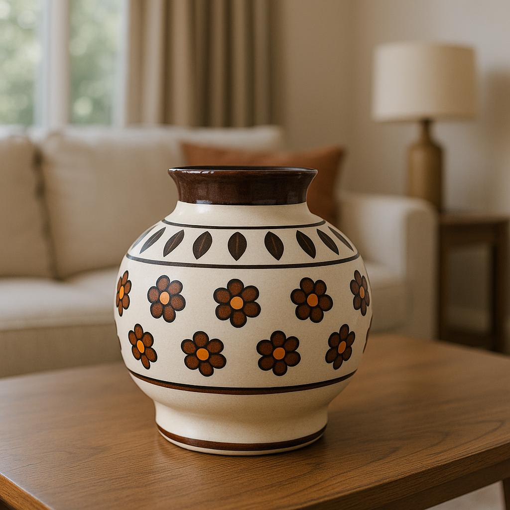 Handcrafted Boho Ceramic Vase