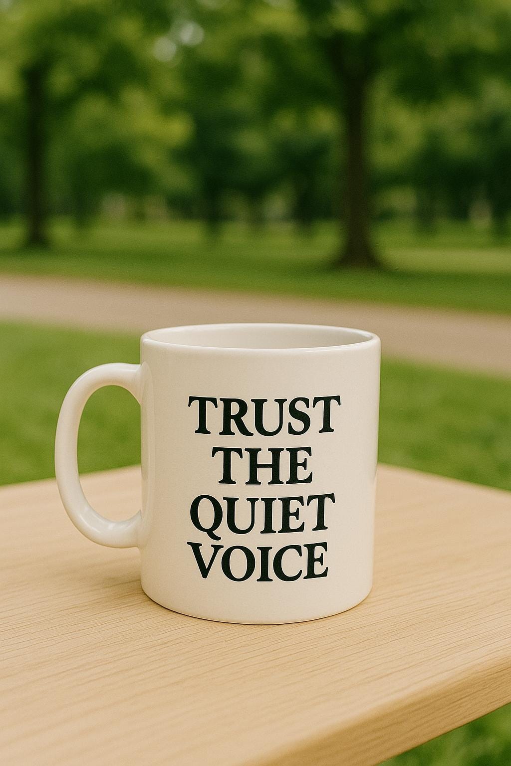 Trust The Quiet Voice Mug