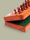 Wooden Chess Set 10x10" - Foldable Magnetic