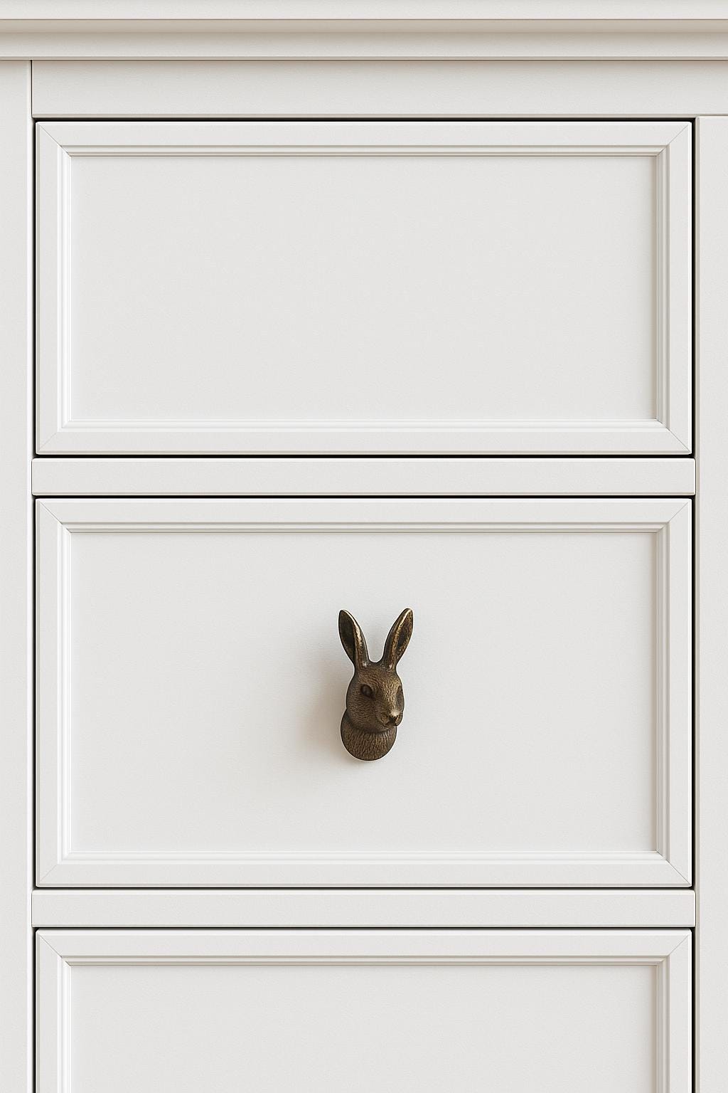 Charming Bunny Cabinet Knobs