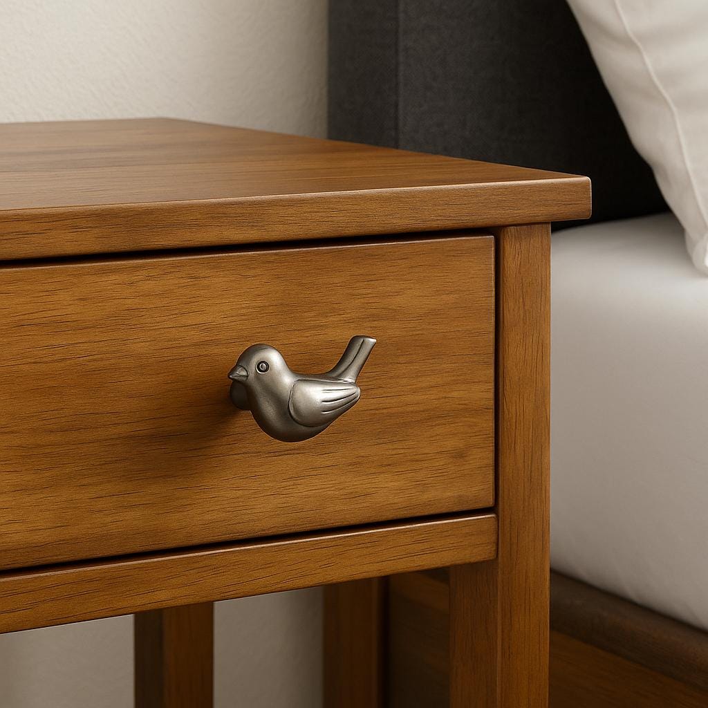 Rustic Iron Bird Drawer Pulls