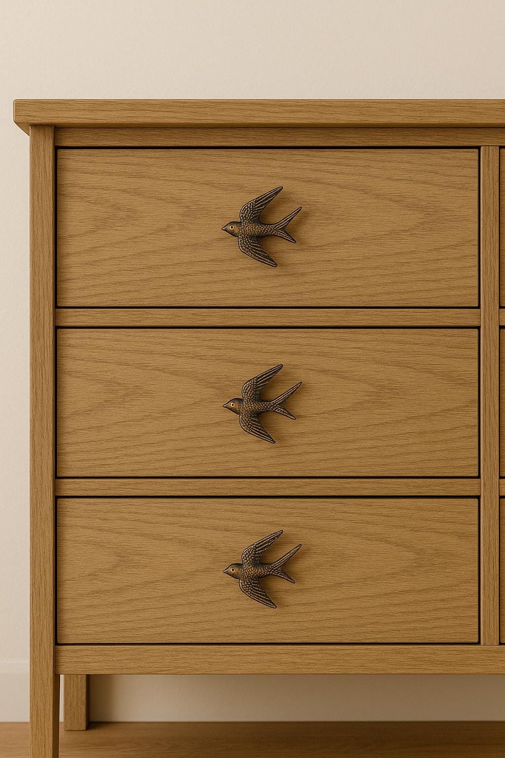 Rustic Bird Knob for Cabinets