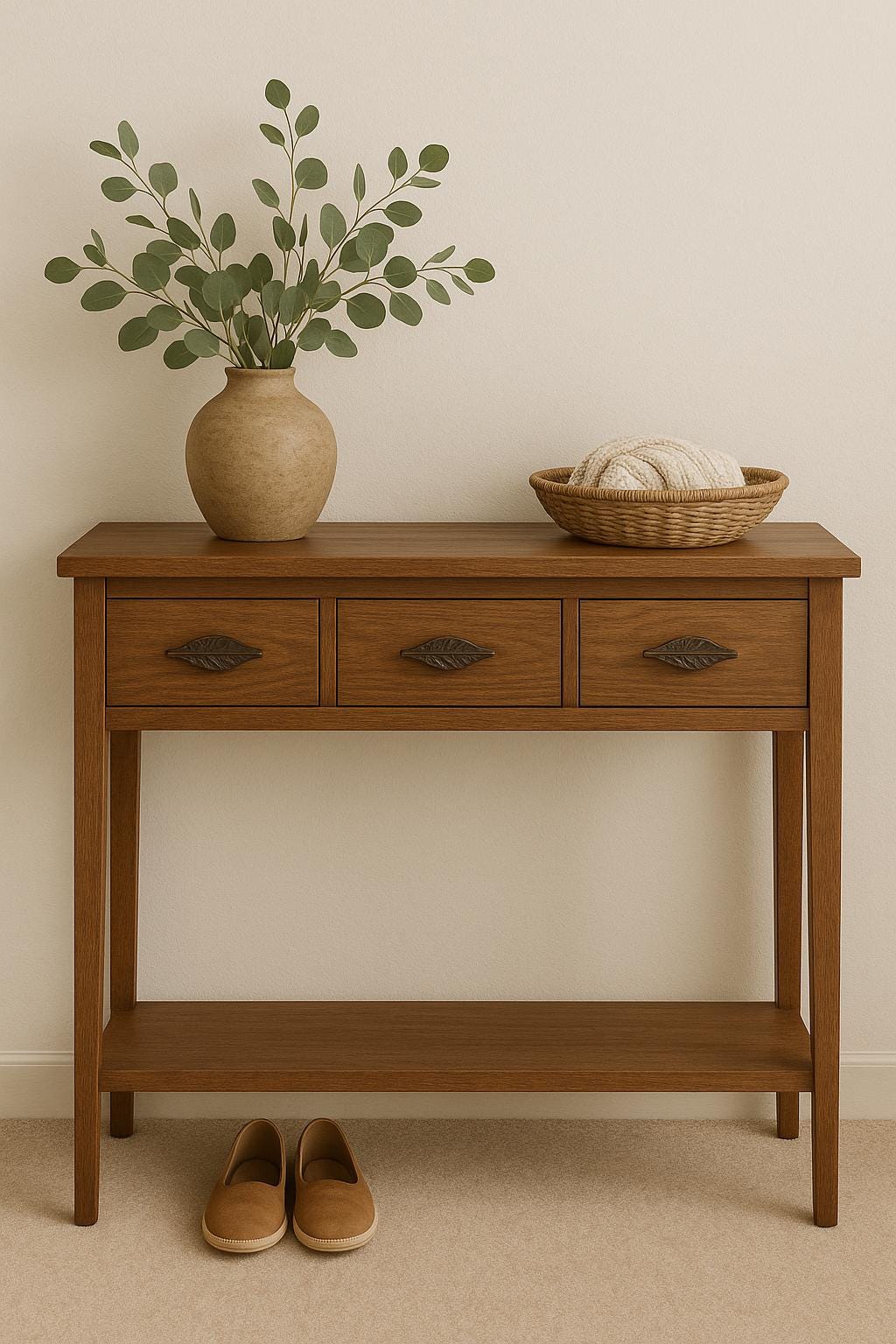 Rustic Iron Leaf Drawer Pulls