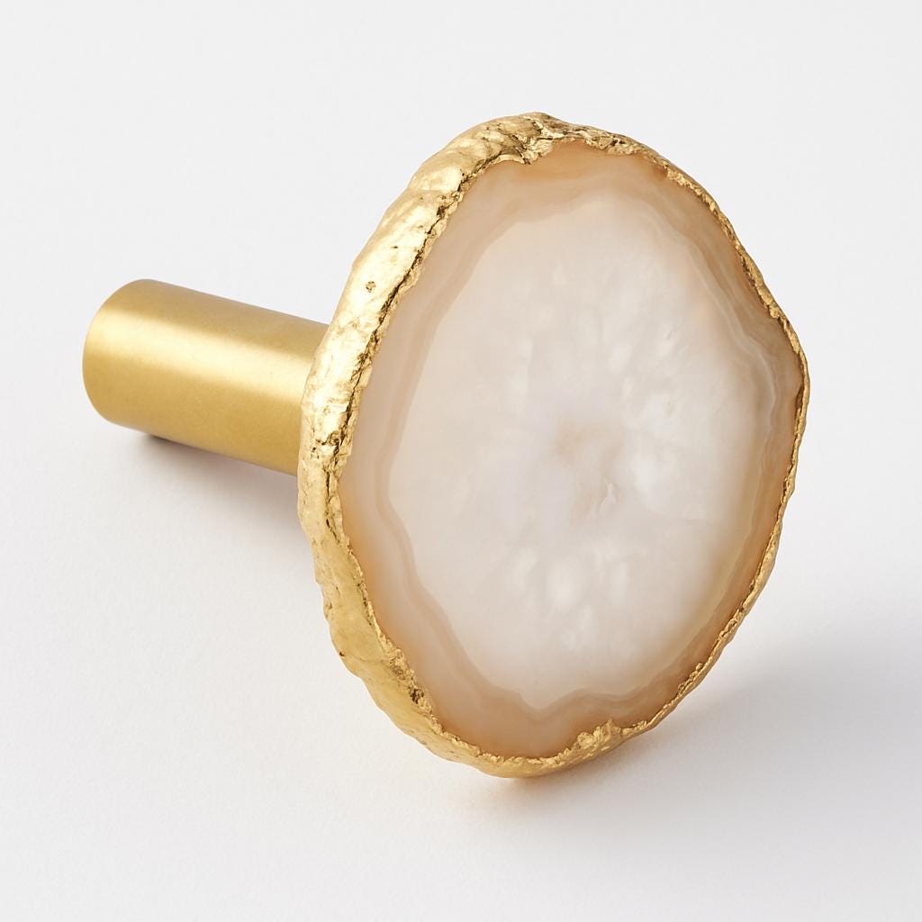 Boho Agate Knobs for Cabinets