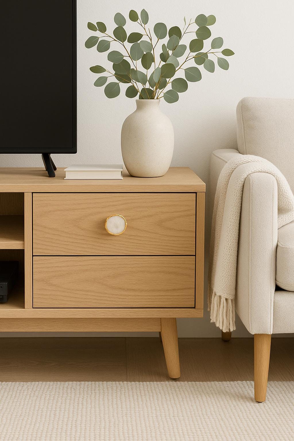 Boho Agate Knobs for Cabinets