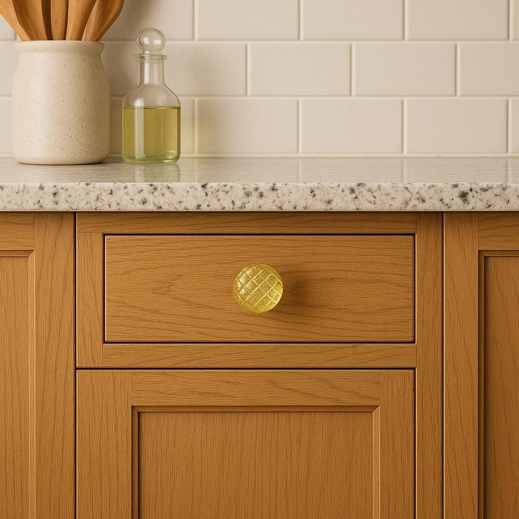 Pineapple Glass Drawer Knobs