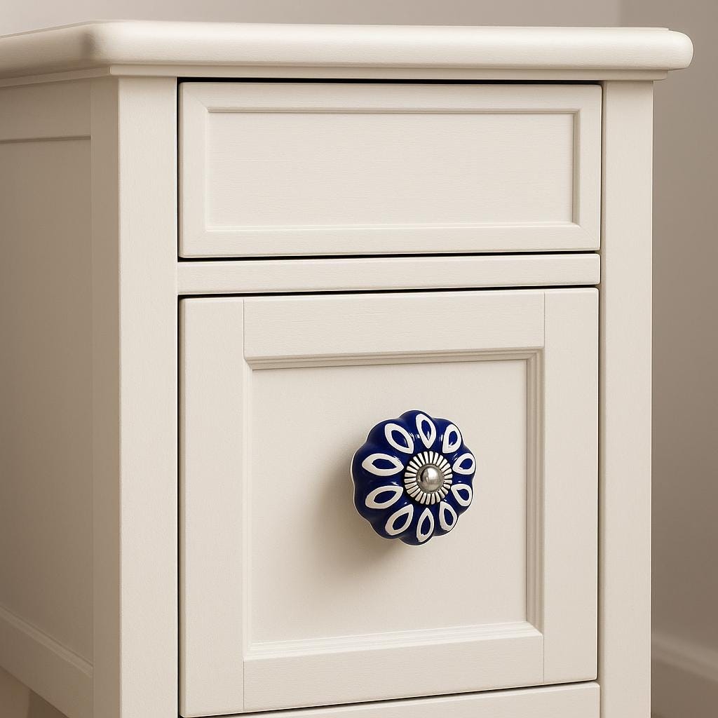 Handcrafted Blue Knobs Set