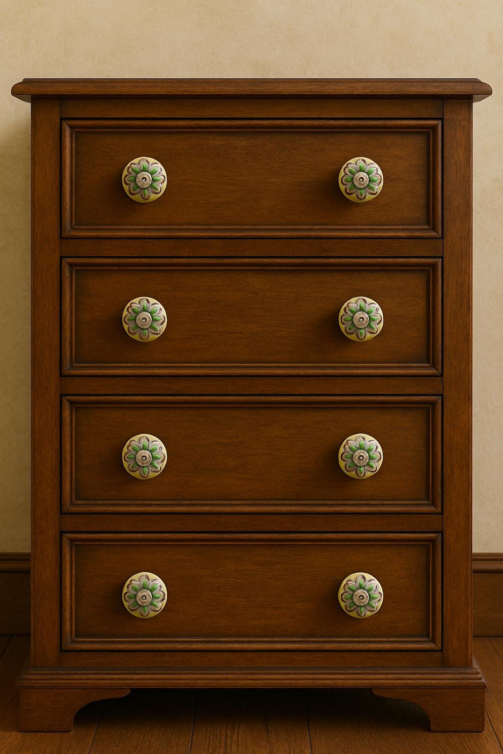 Elegant Cream Ceramic Knobs