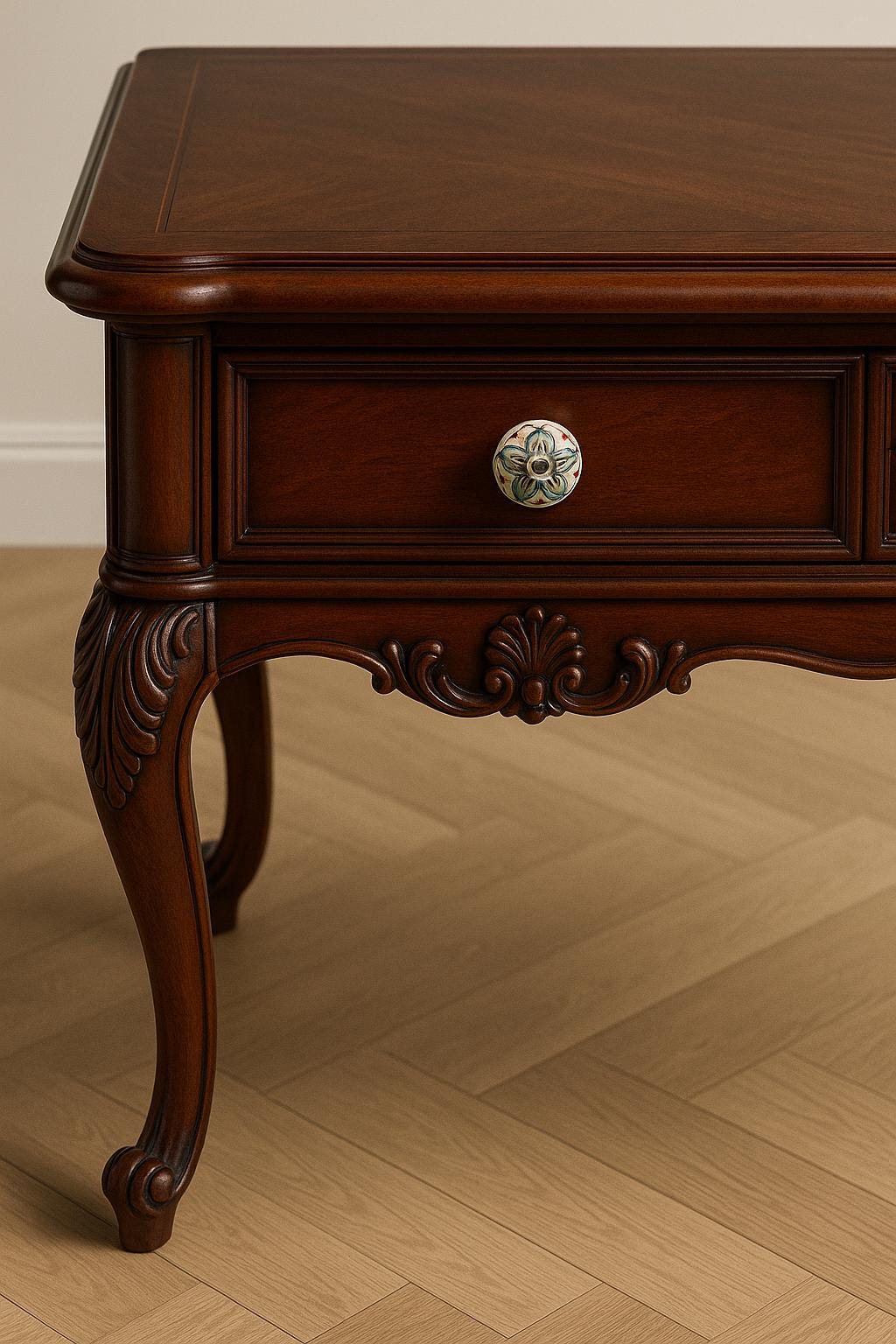 Elegant Cream Ceramic Knobs
