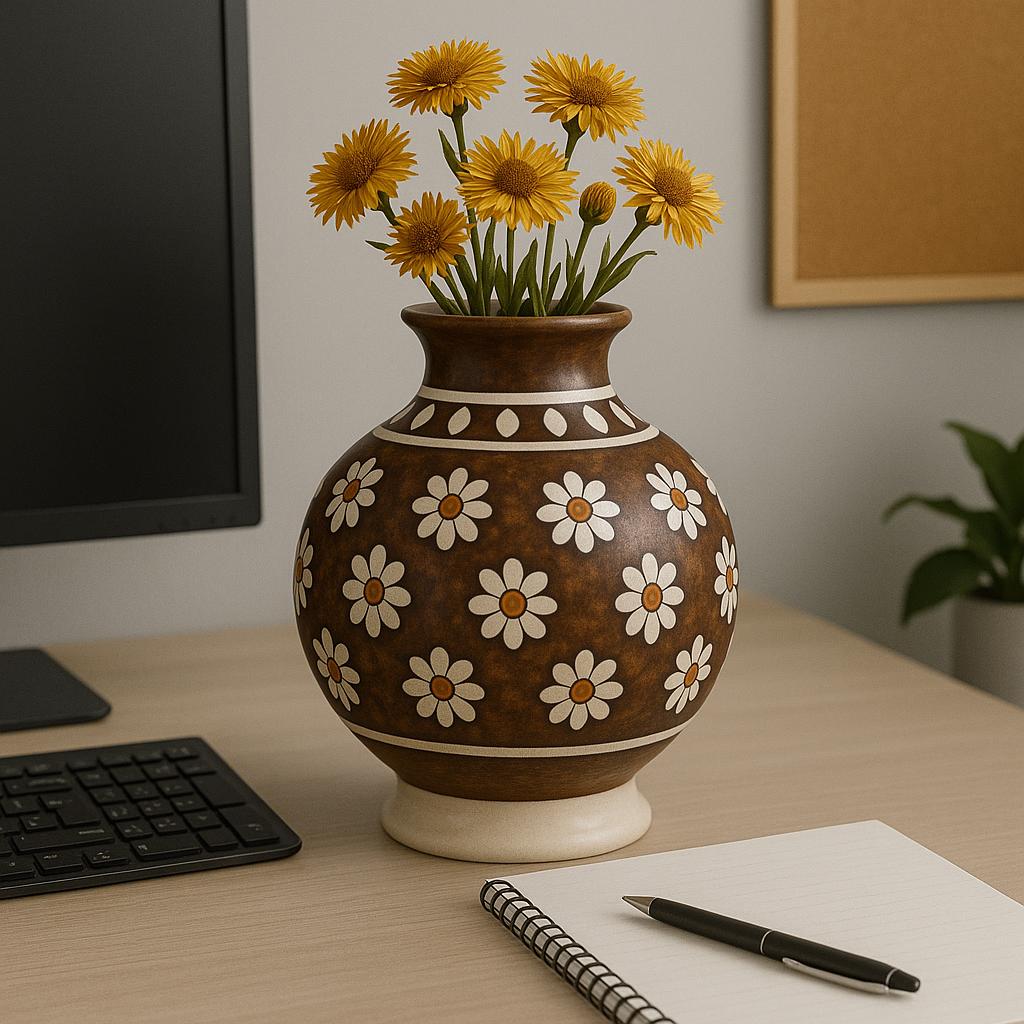 Boho Ceramic Vase for Home