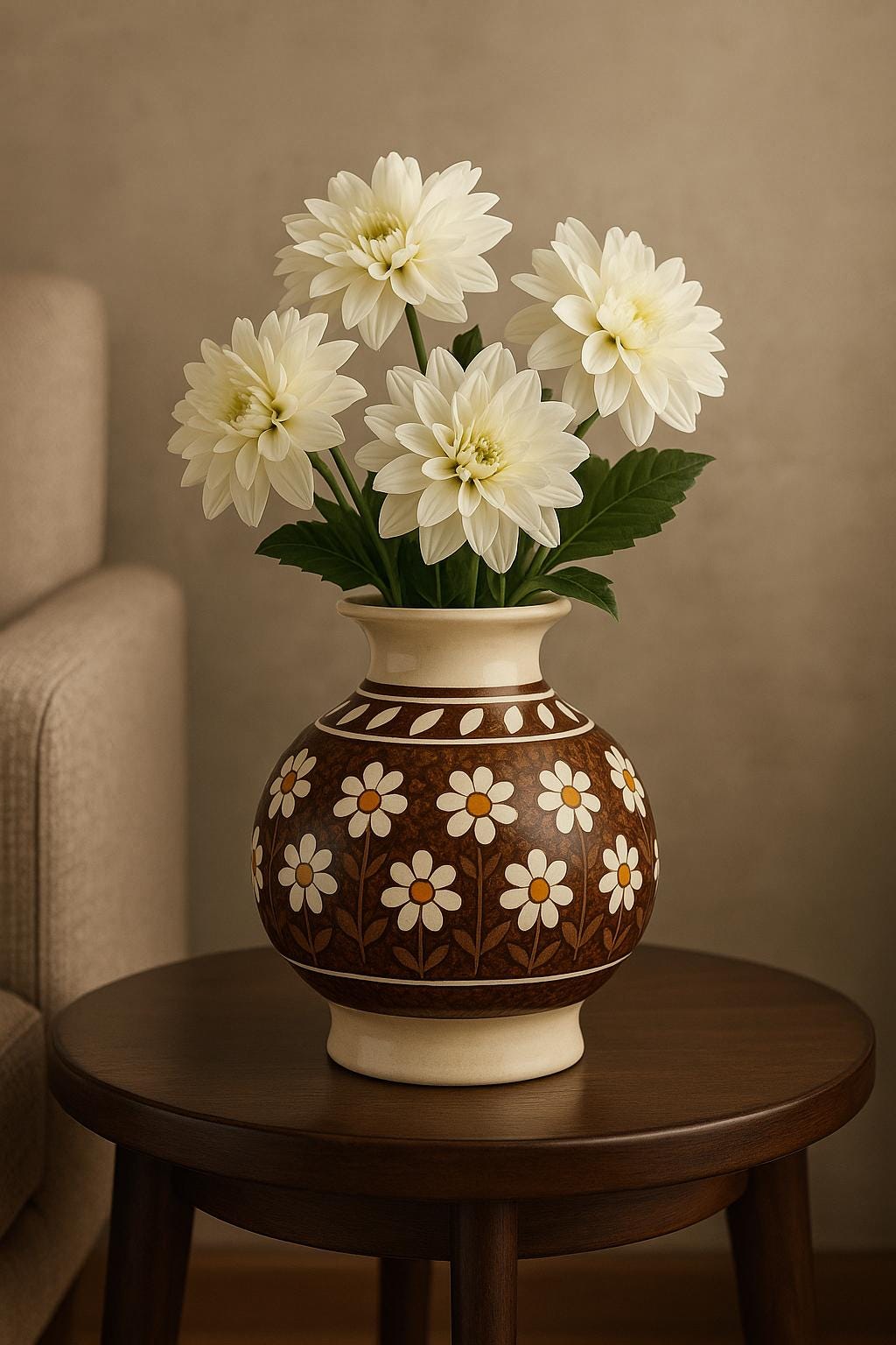 Boho Ceramic Vase for Home
