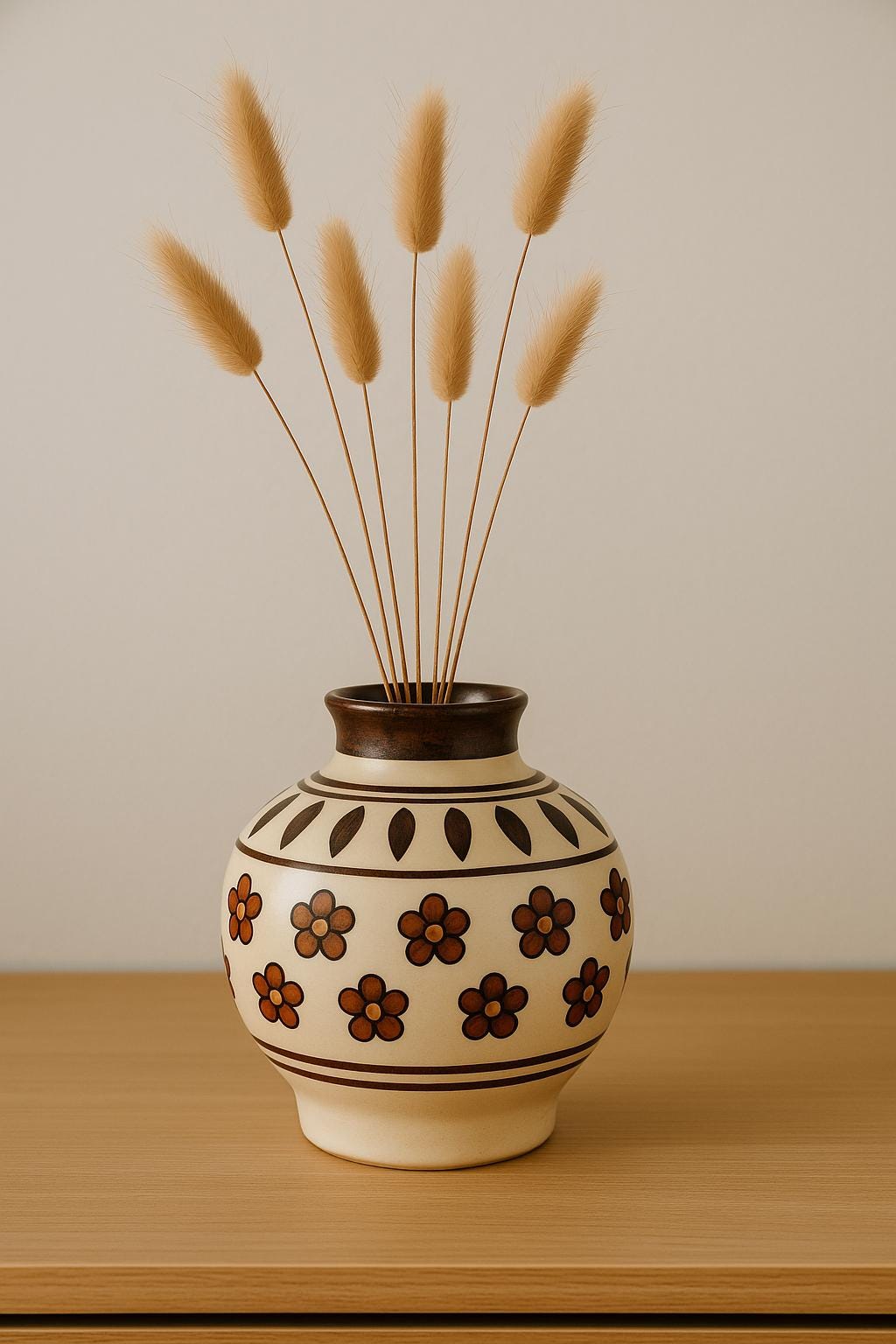 Handcrafted Boho Ceramic Vase