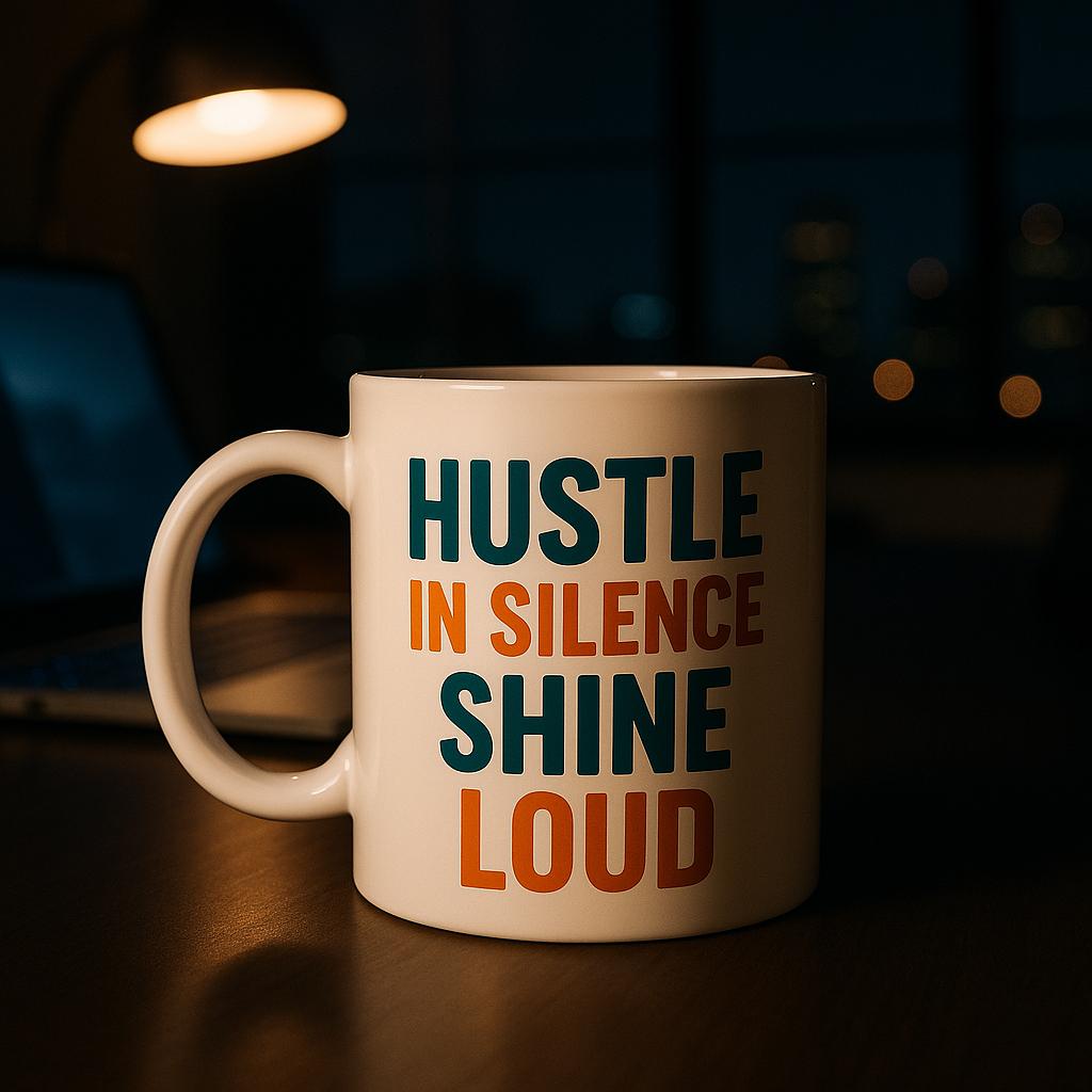 Silent Hustle, Loud Success Mug