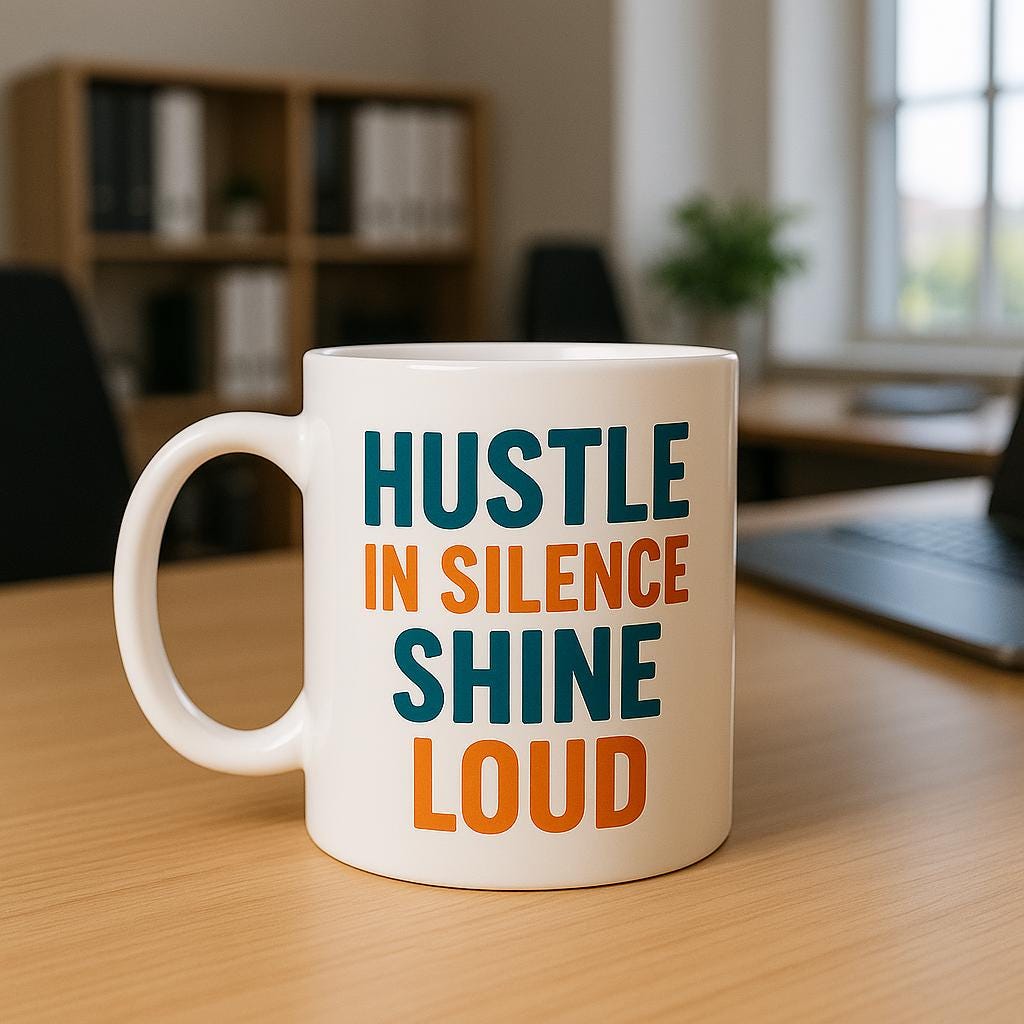 Silent Hustle, Loud Success Mug