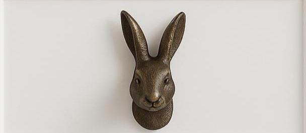 Charming Bunny Cabinet Knobs