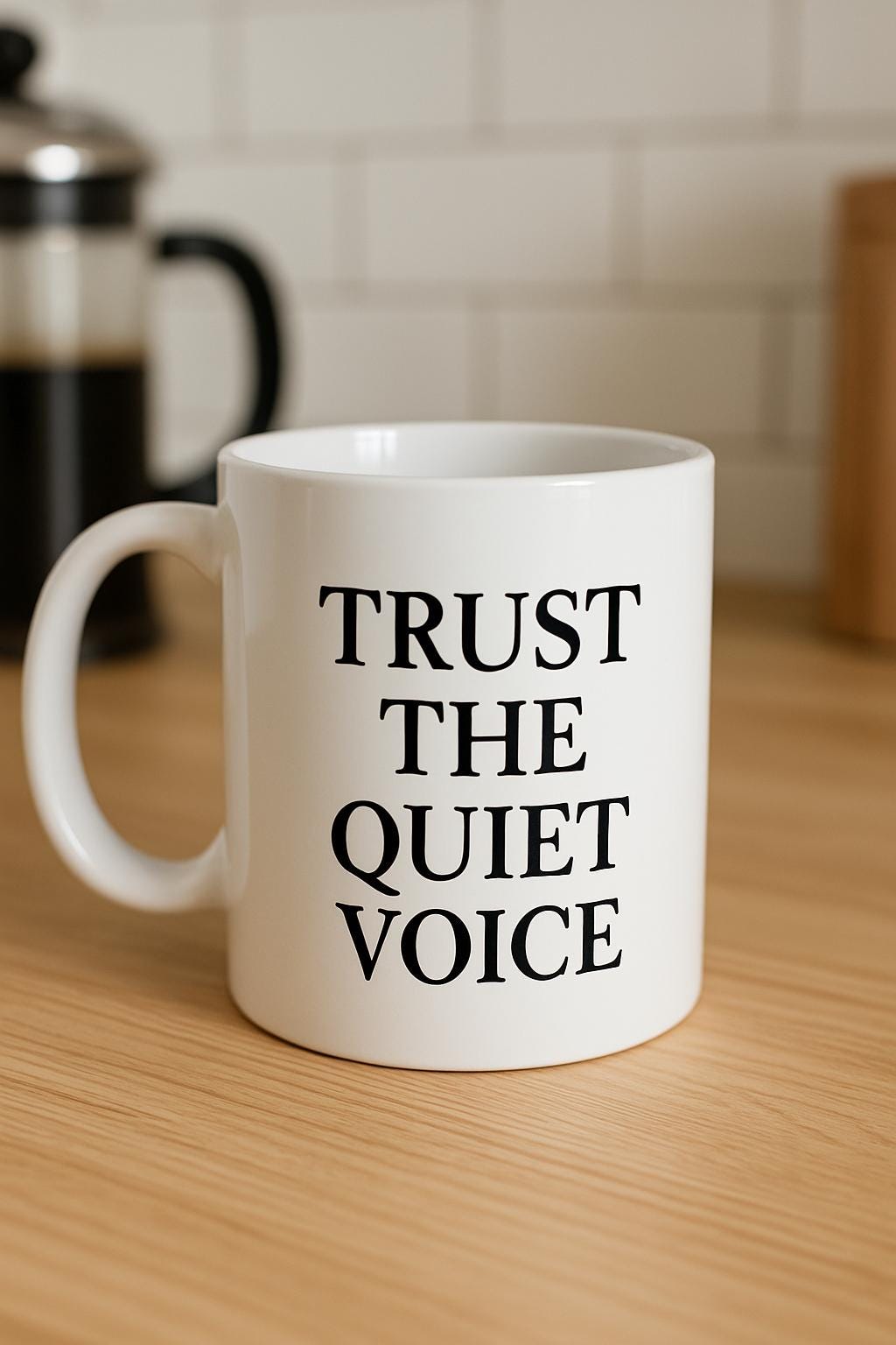 Trust The Quiet Voice Mug