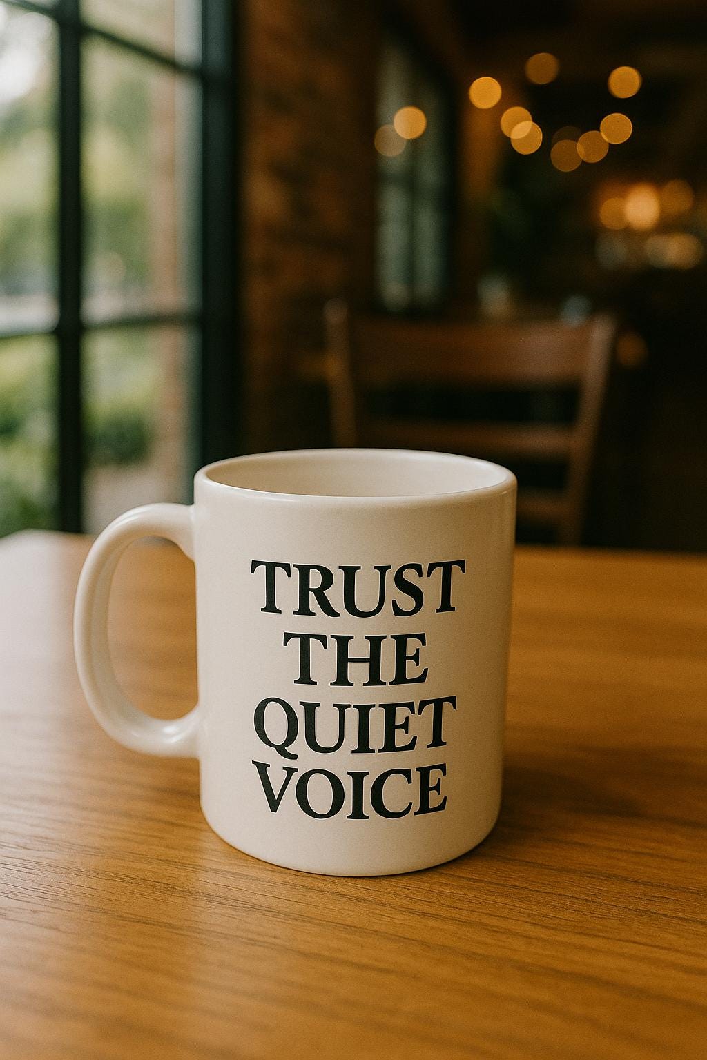 Trust The Quiet Voice Mug